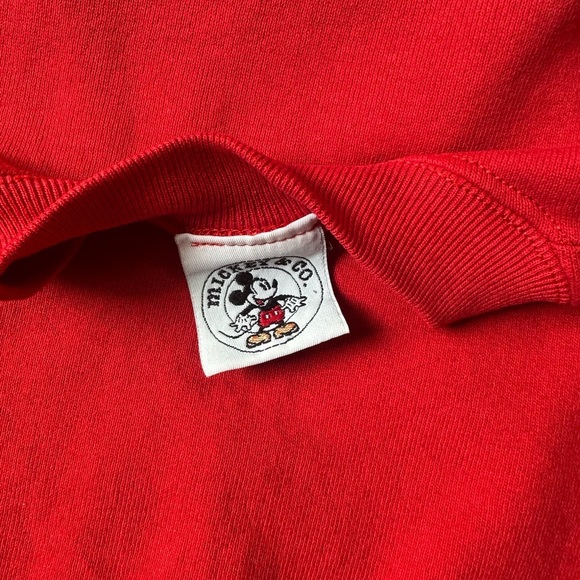 Vintage Disney Mickey Mouse Spellout Crewneck Size XL - Picture 3 of 9